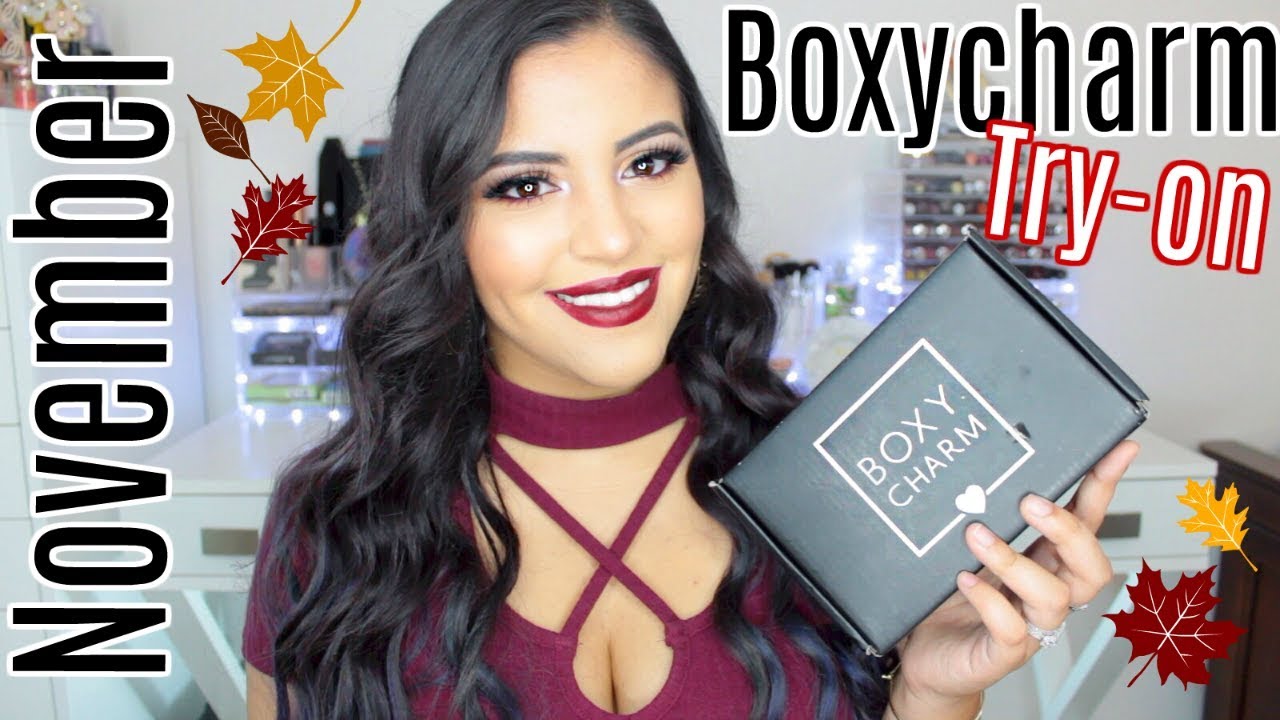 November Boxycharm Unboxing 2017 | Try-On