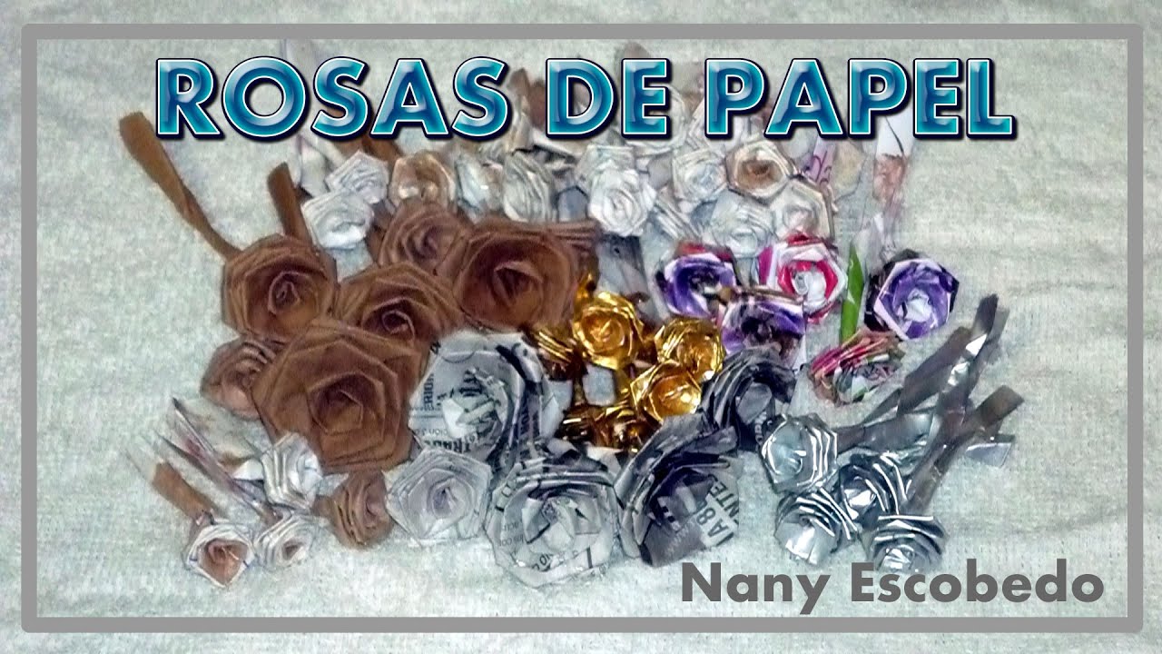 ROSAS DE PAPEL