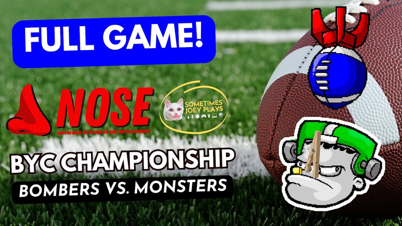 FULL GAME | Bombers vs. Monsters | Backyard Football 1999 | Backyard Conference Championship Game