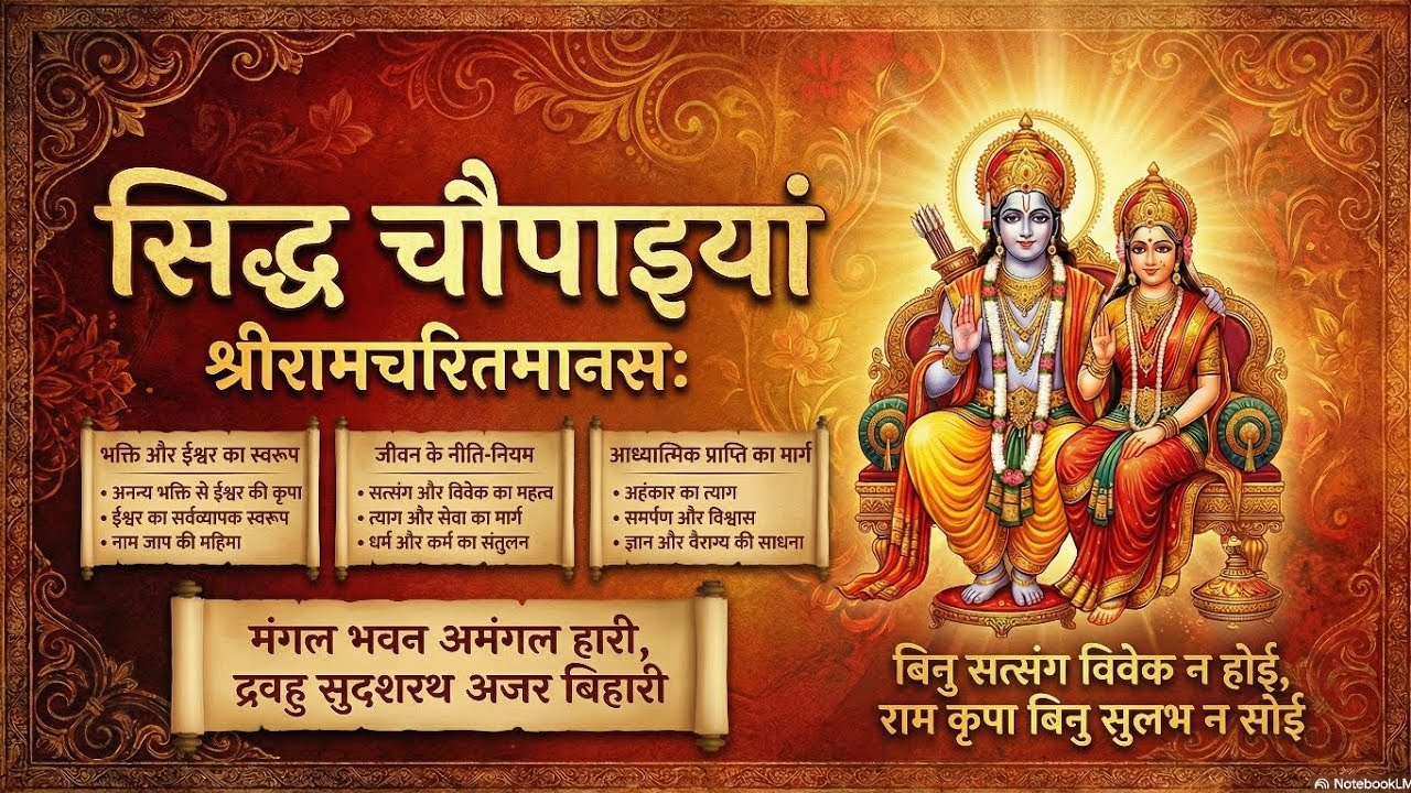 श्रीरामचरितमानस: भक्ति सिद्ध चौपाइयां एवं मंगल गान ramcharitmanas : ramayan ki chaupaiyan