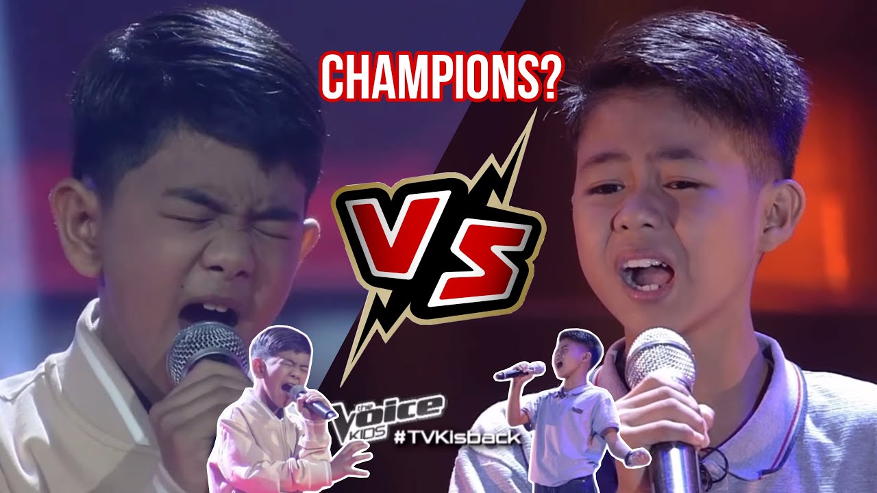 Jan Hebron VS Vanjoss Bayaban | Battle of the CHAMPIONS | The Voice Kids PH 2024 Blind Auditions