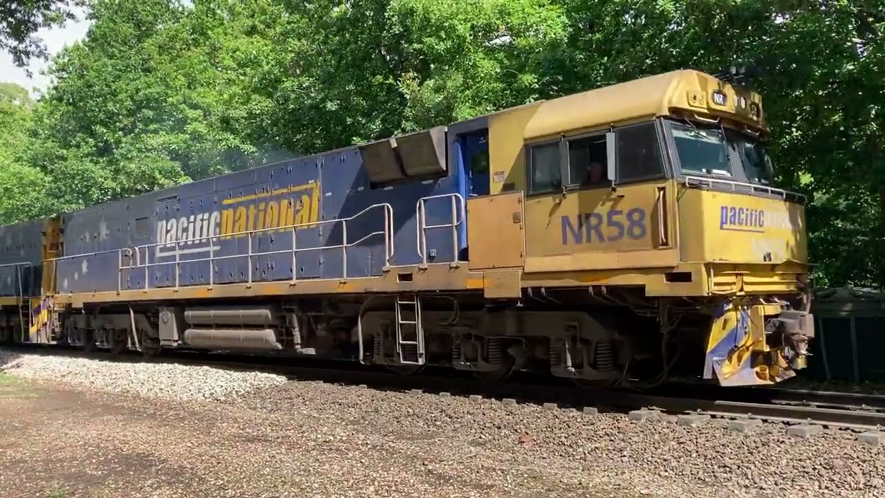 Pacific National NR58 , NR39 & G526 Heading to Melbourne from Adelaide with Container Freight :
