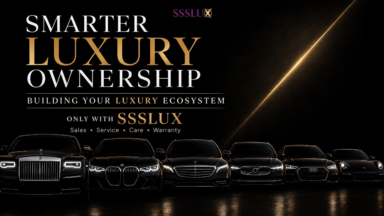 This is what Real Luxury Ownership looks like | Build Your Luxury Ecosystem with SSSLUX & LuxuryCart