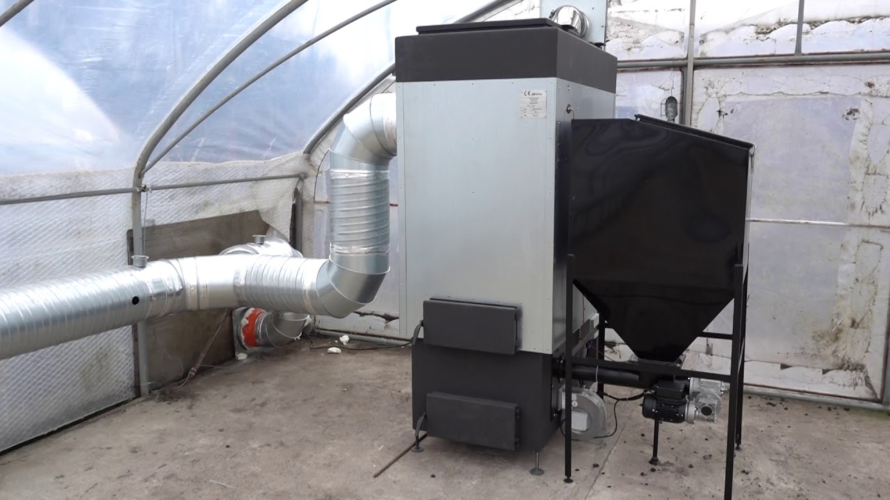 Nagrzewnica Powietrza Piec nadmuchowy HotAir Systems Ogrzewanie 2 tuneli foliowych obok siebie