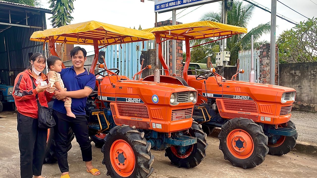 Kubota L3001DT 2 cầu theo đại gia đình về làm dâu Gia Nghĩa Đak Nông. Đại Phong 0967615935
