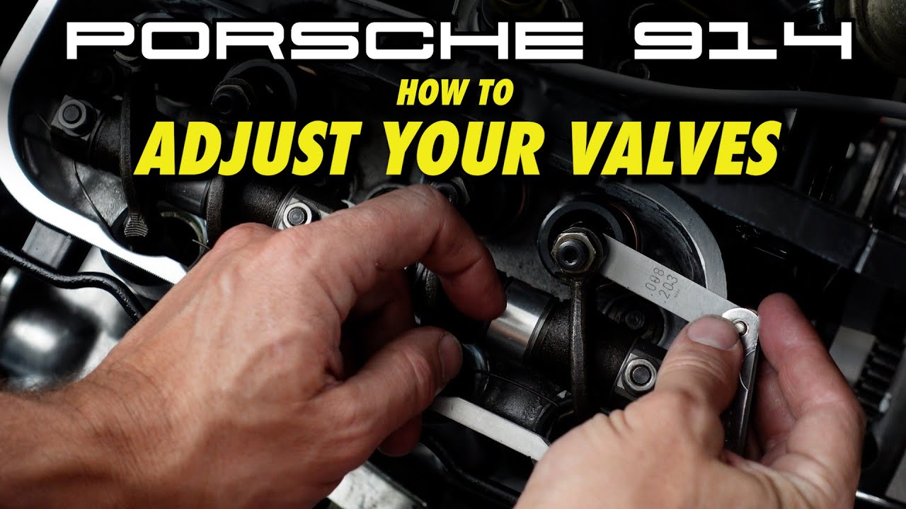 PORSCHE 914 TYPE 4 ENGINE HOW TO ADJUST VALVES