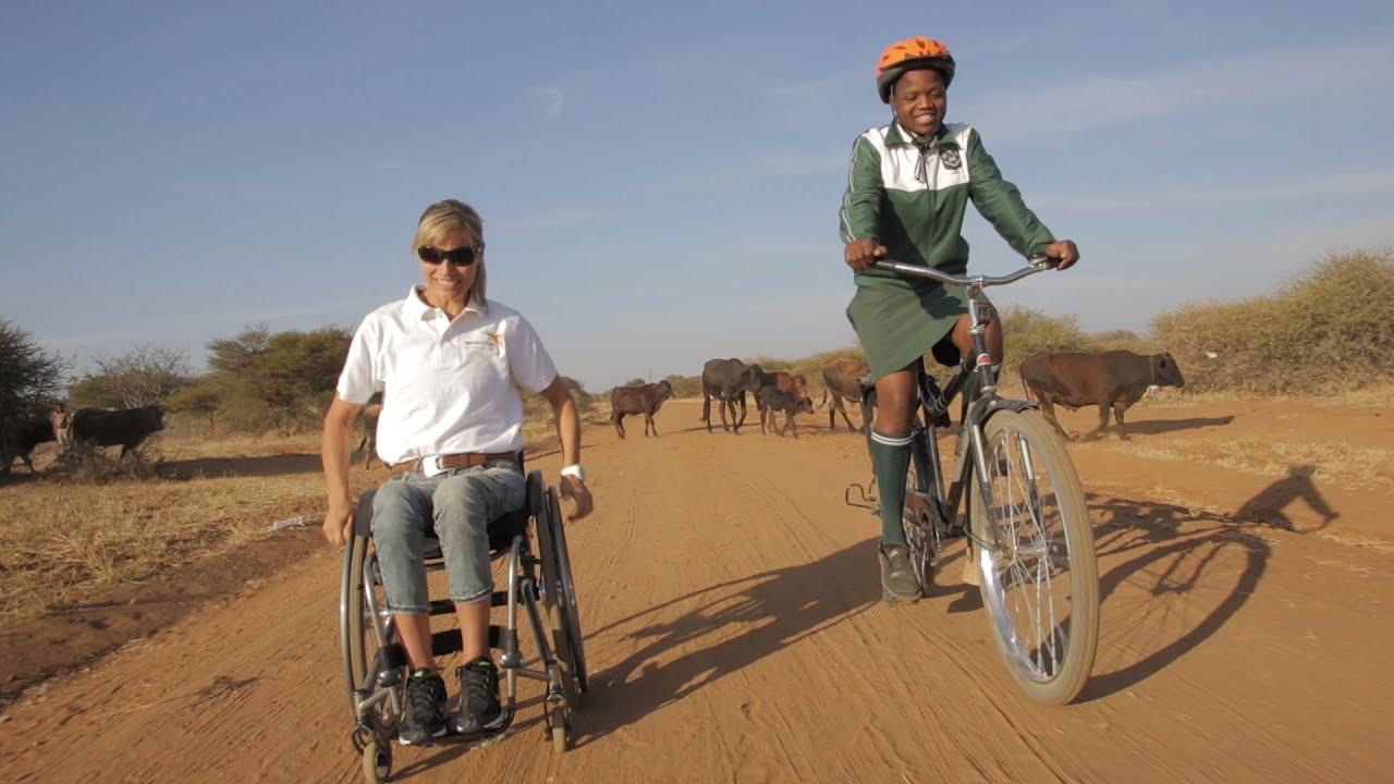 Afrika rollt – mit Botschafterin Edith Wolf-Hunkeler