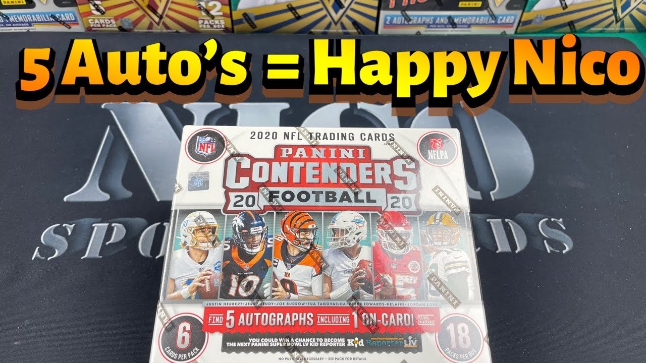 Хобби-бокс 2020 Panini Contenders Football &mdash; Крутой автограф по редемпшену, но чей?