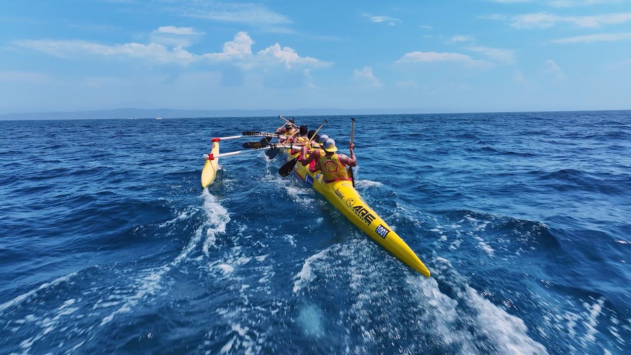 Tahitians dominate men's race at Catalina Crossing 2024