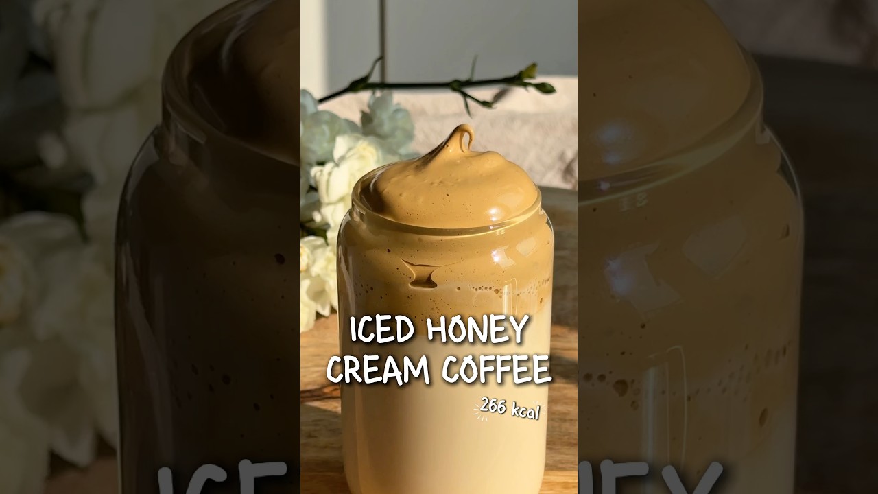 Dalgona's had its moment. Time for the reign of Cold Honey Whipped Coffee✨