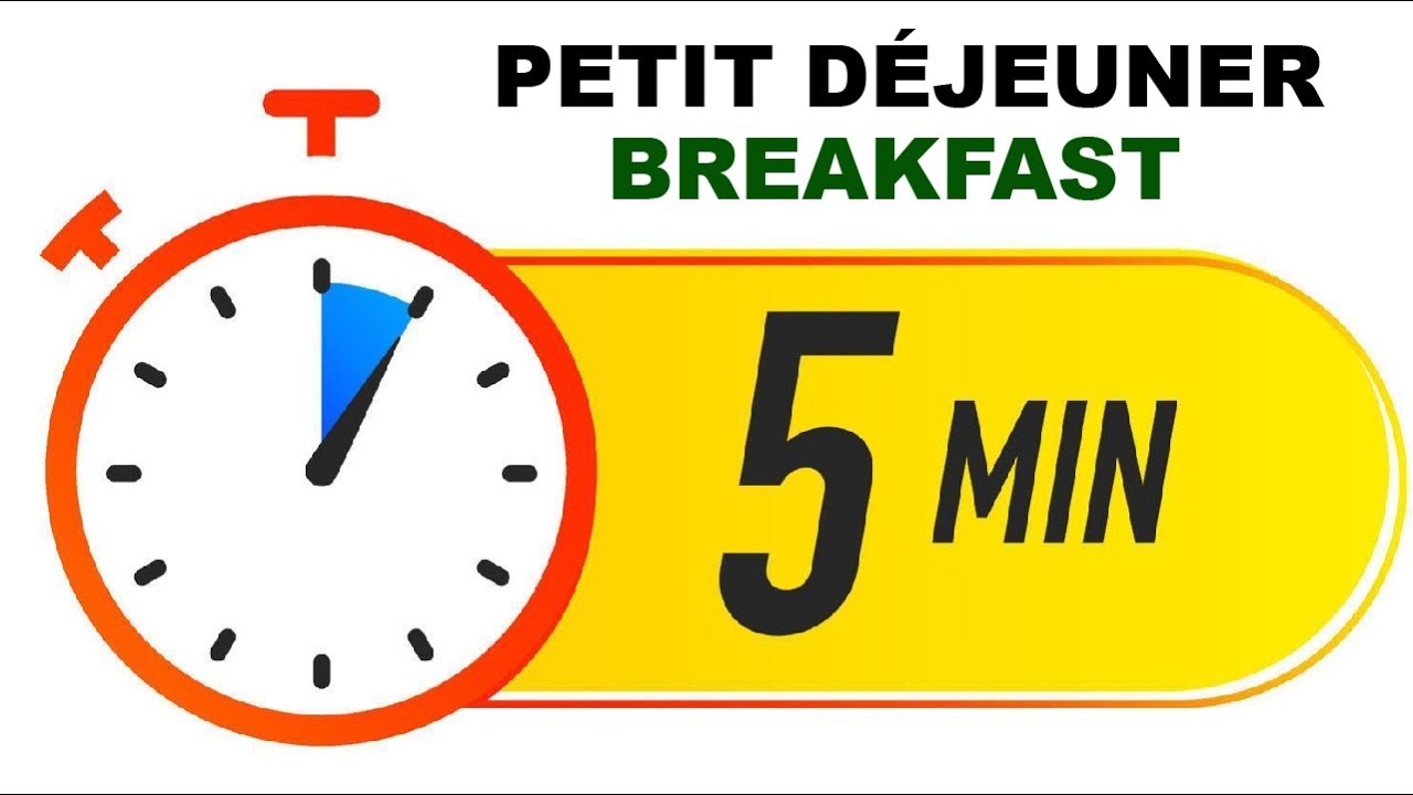 4 étapes et 5 minutes pour une petit déjeuner délicieux.