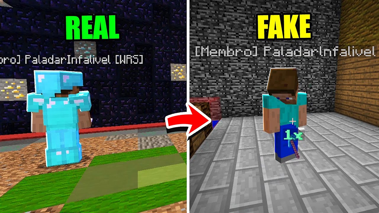 ⭐Minecraft : Criei um nick parecido e enganei um clan inteiro!