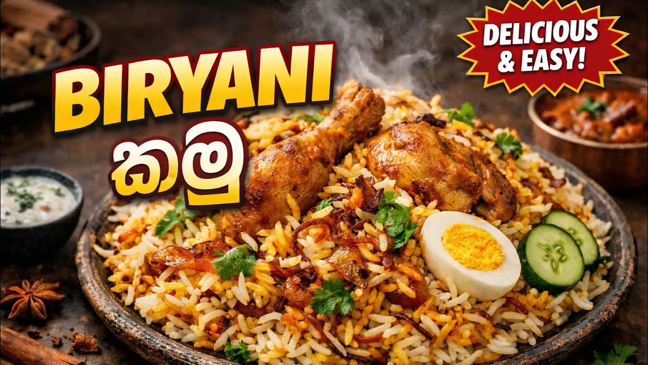 Yen 900 බිරියානි කමු 😋 ビリヤーニ　食べましょ🍛🤪