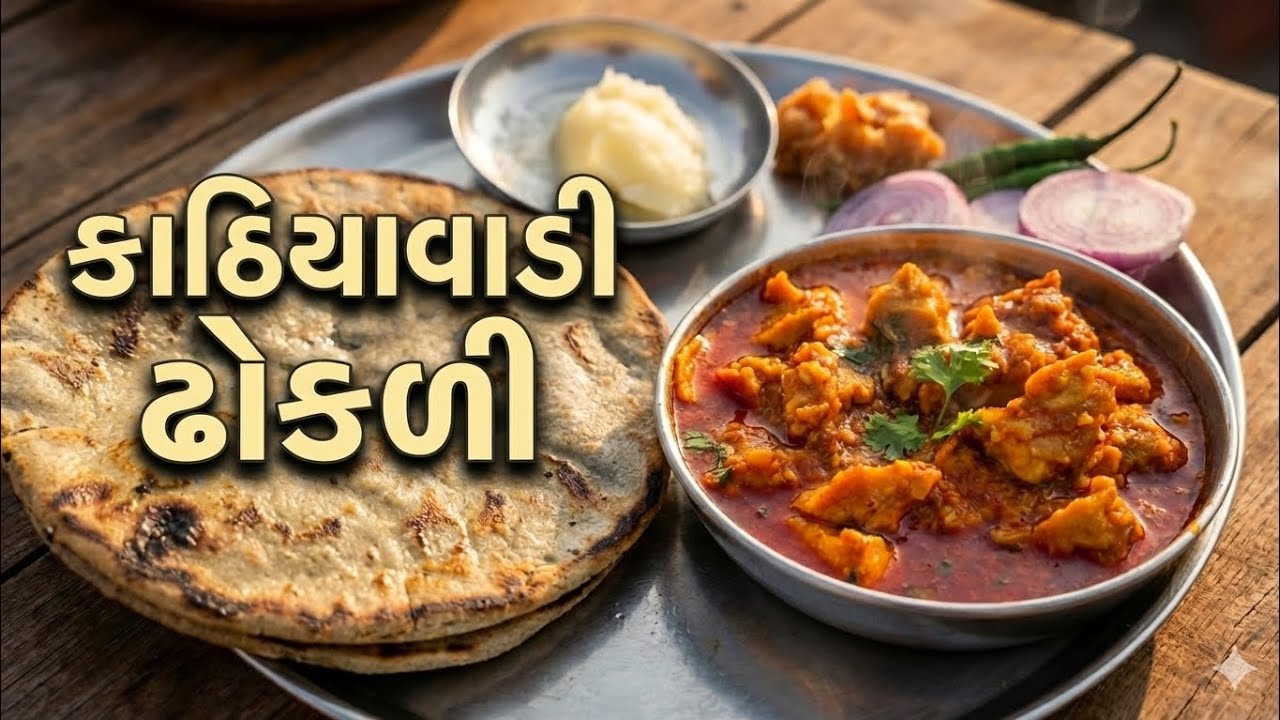 કાઠિયાવાડી ઢોકળીનું શાક | Authentic Kathiyawadi Dhokali Nu Shak Recipe