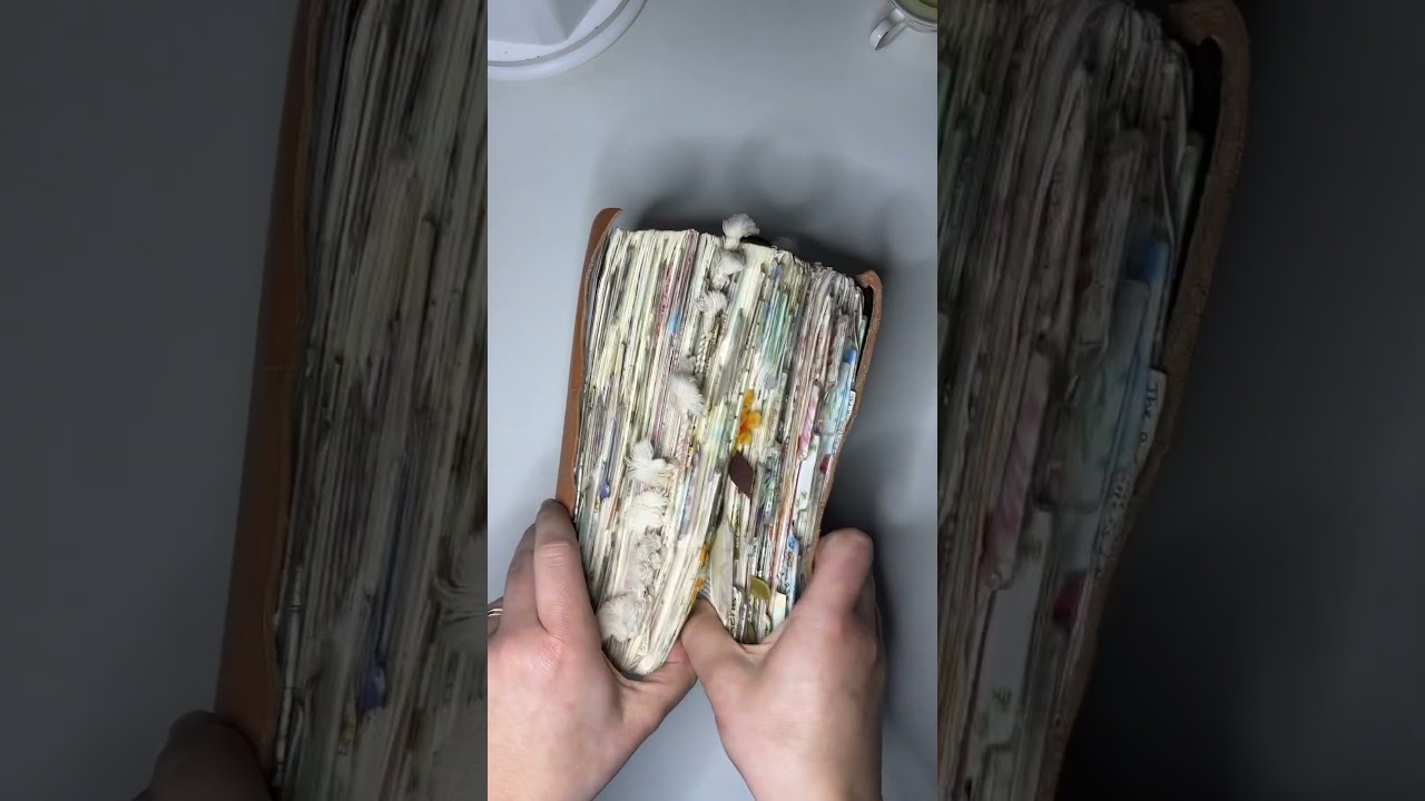 Bible journaling notes flip through Matthew