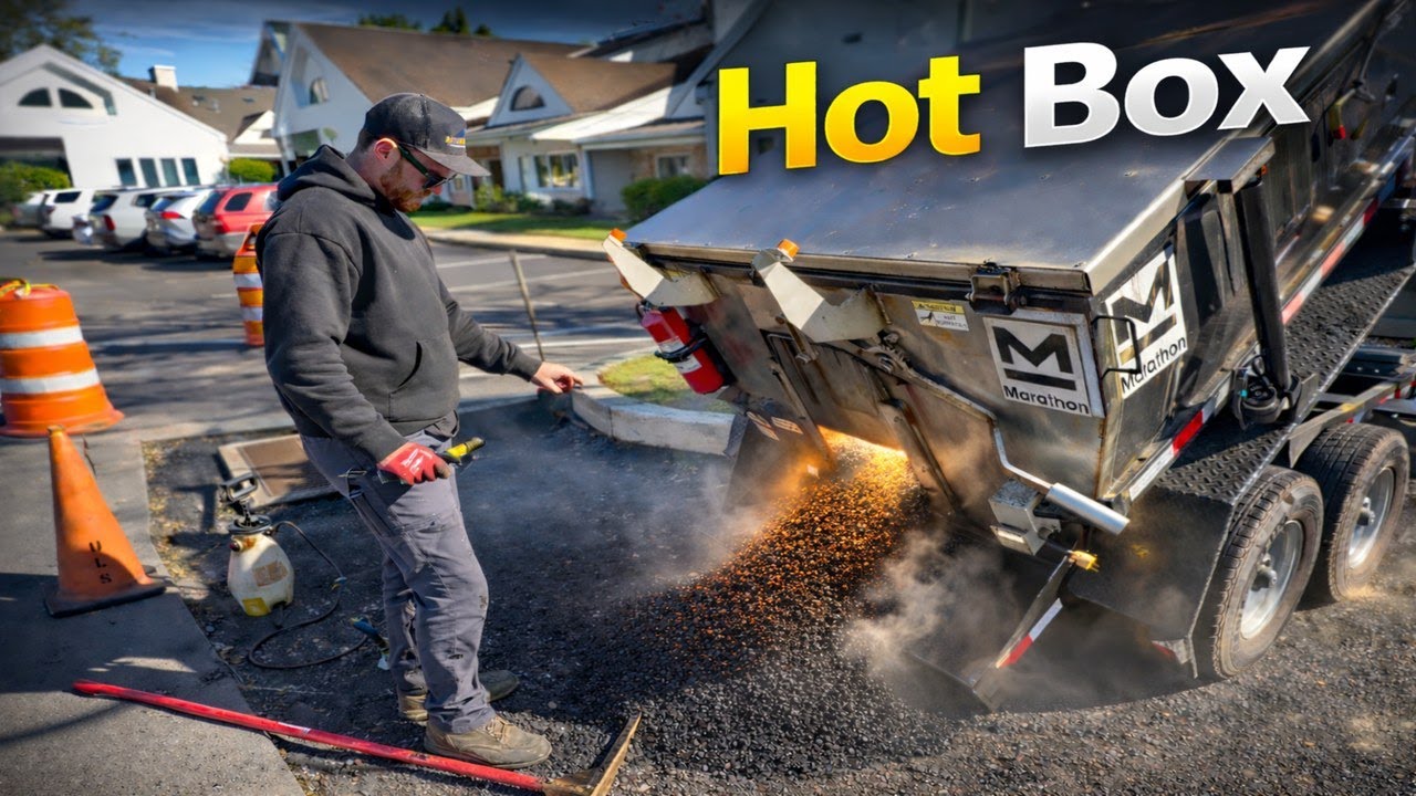 Обзор Asphalt HOT BOX: Ремонт уличных водостоков