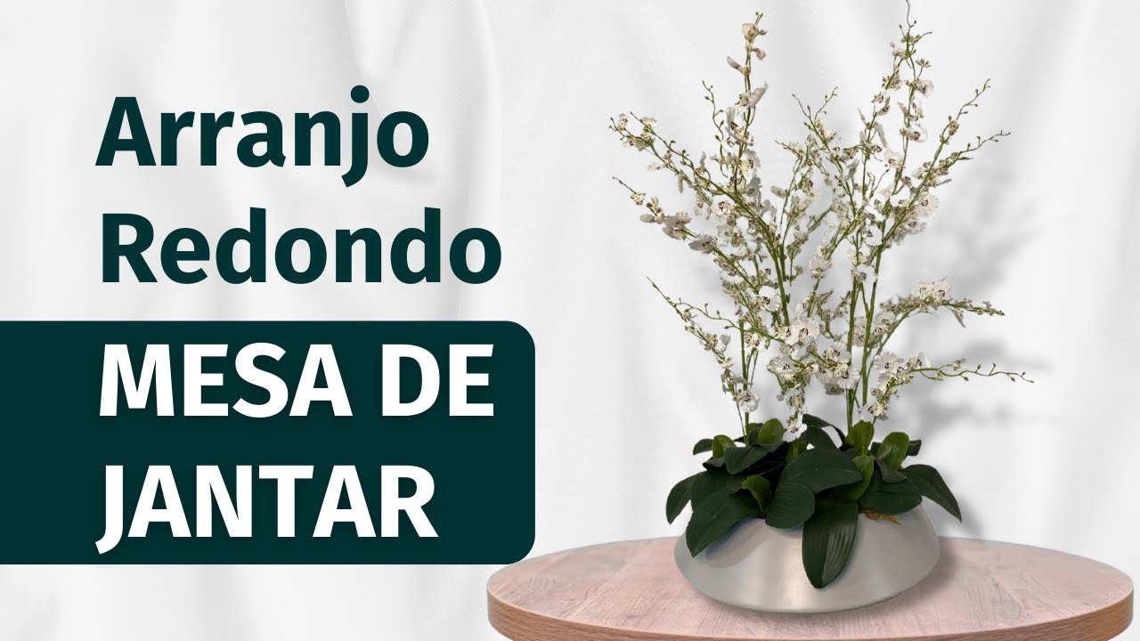 MONTAGEM COMPLETA - Arranjo Mesa de Jantar