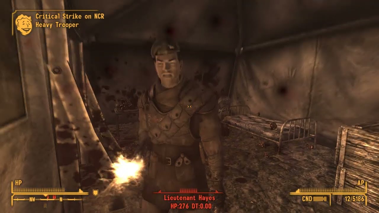 Fallout: New Vegas- Wiping out another NCR outpost #falloutnewvegas #fallout