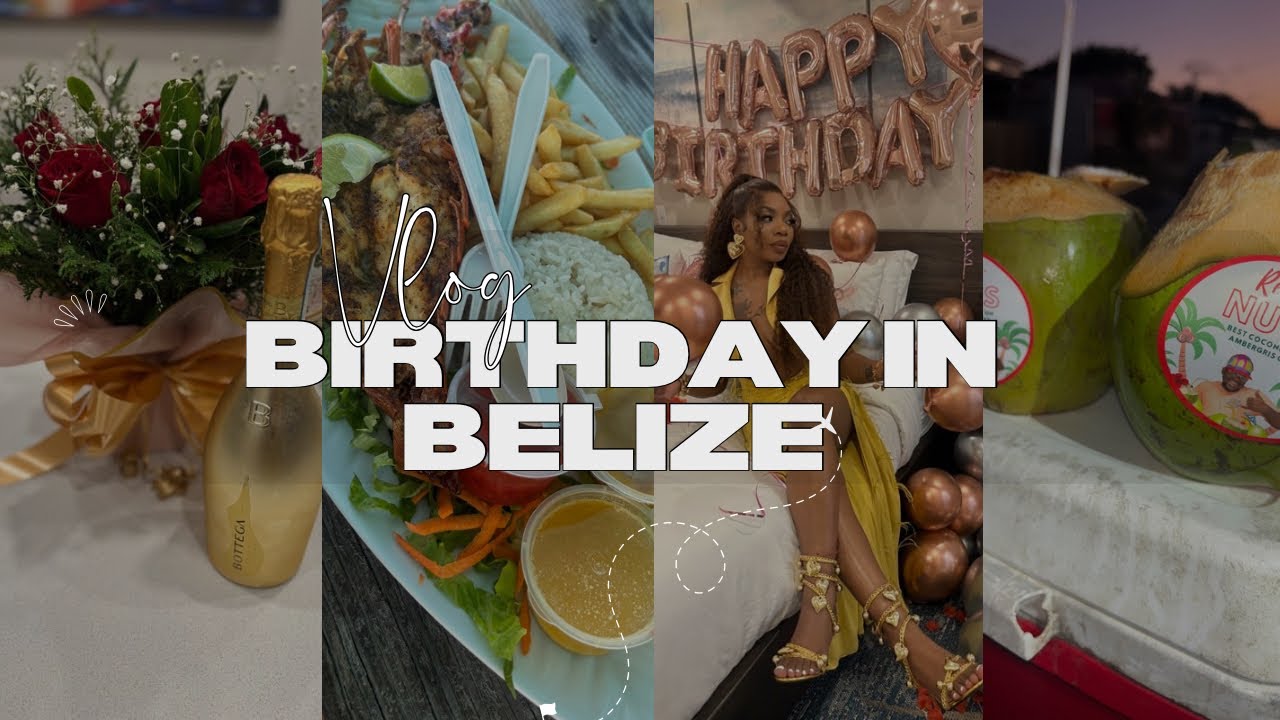 Празднование моего дня рождения в Сан-Педро, Белиз | Блю-Байу | Коко Бойз | Часть 1