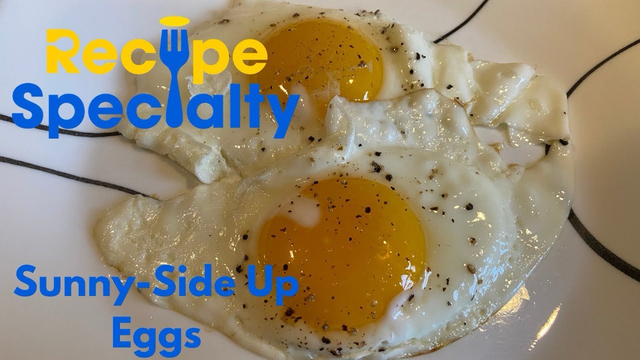 How to Cook Pan Fried Eggs Sunny Side Up | Set Whites, Golden Yolks