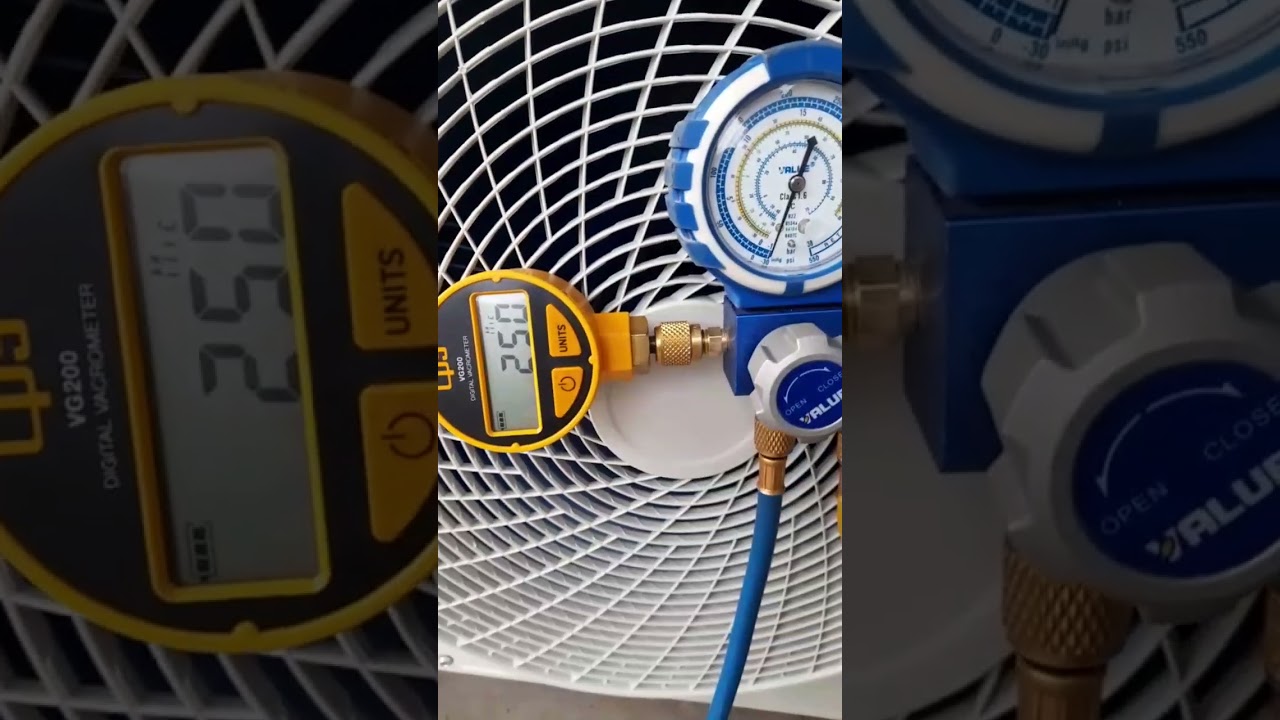 unidad de vac&iacute;o para el nuevo gas r32!. con vacuometro!.