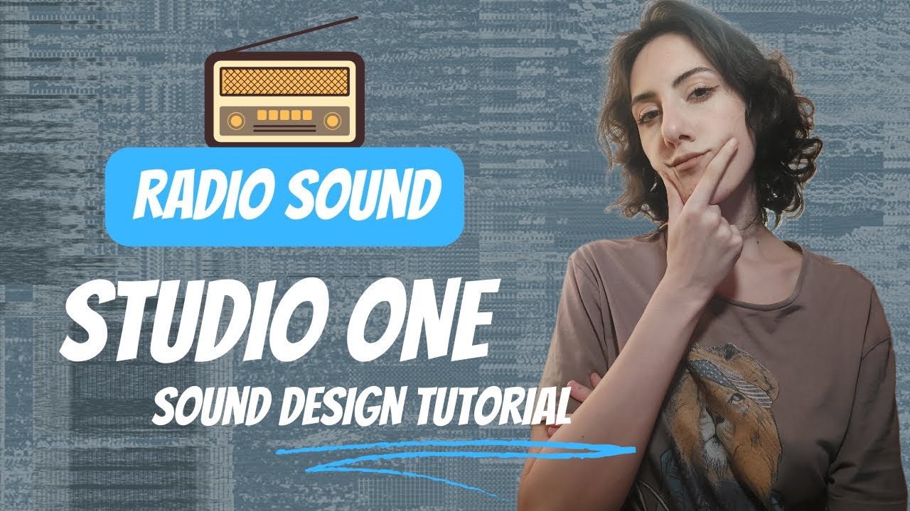 How to make an old radio sound effect (sound design in Studio One tutorial)