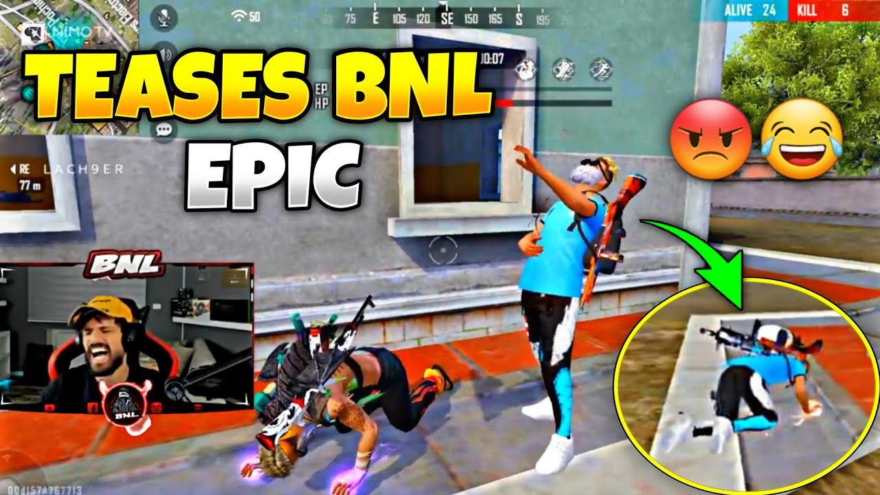 This Player made fun of BNL and this was his Reaction. It showed him...