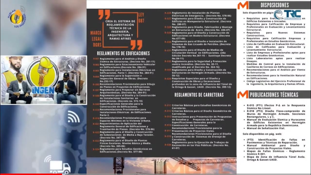 Practicas Recomendadas para los Presupuestos de Obras Publicas en RD. Hablan Los Ingenieros