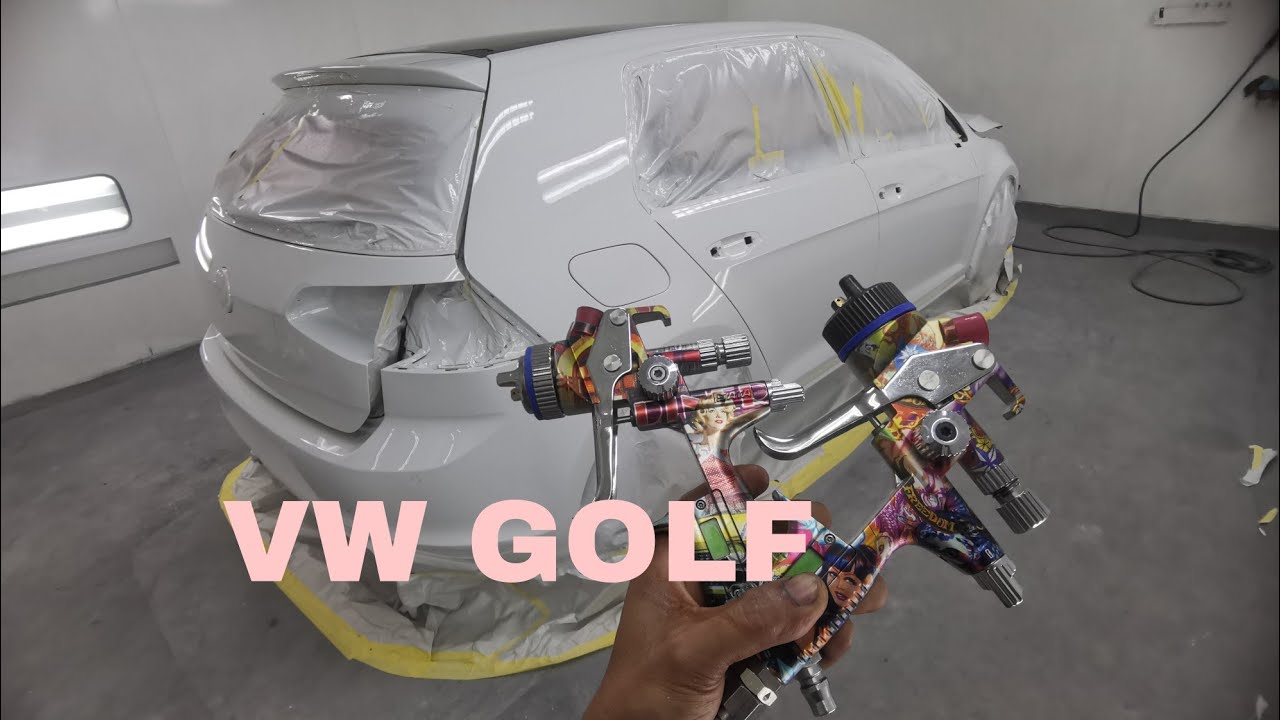 VW spray painting