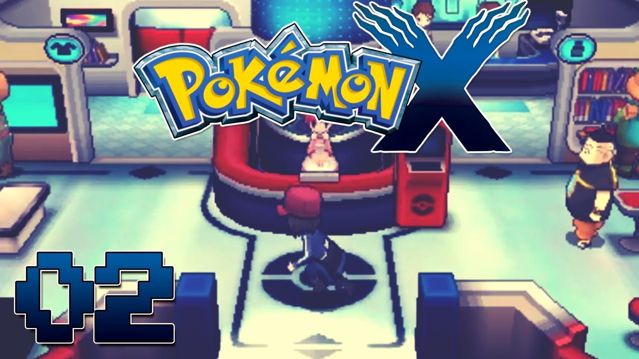 Let's Play Pokemon X Part 2 - Santalune Forest Gameplay Walkthrough
