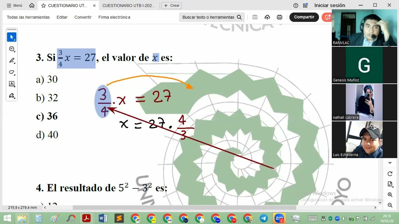 Razonamiento Numérico - 40 ejercicios - Clase 1
