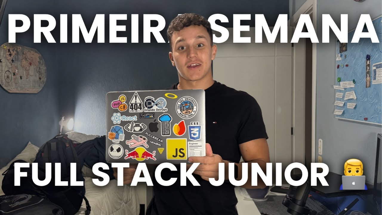 MINHA PRIMEIRA SEMANA como FULL STACK JUNIOR (realidade, desafios e erros)