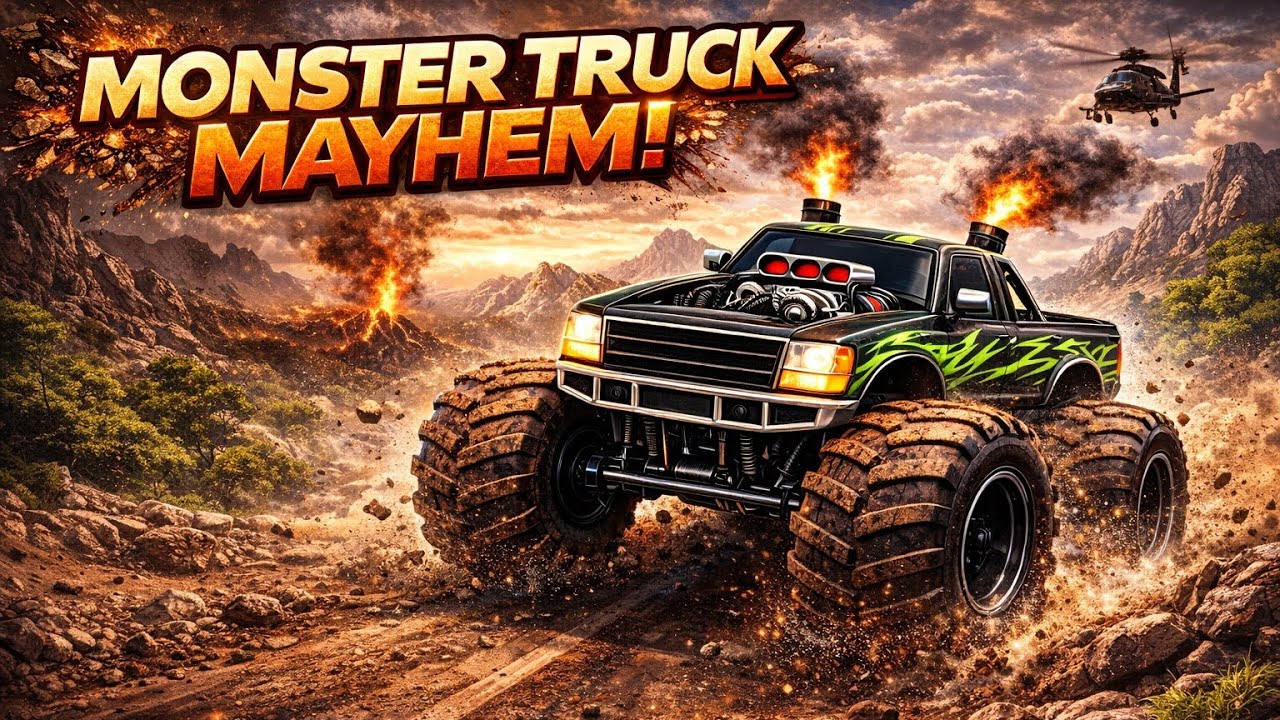 Off-Road Monster Truck Adventure 😱 | Extreme Terrain & Crazy Stunts