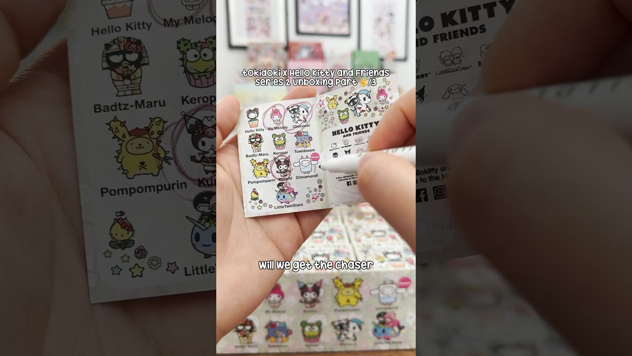Ready for another #tokidoki x Hello Kitty and Friends Series 2 #Unboxing? 🦄🎀