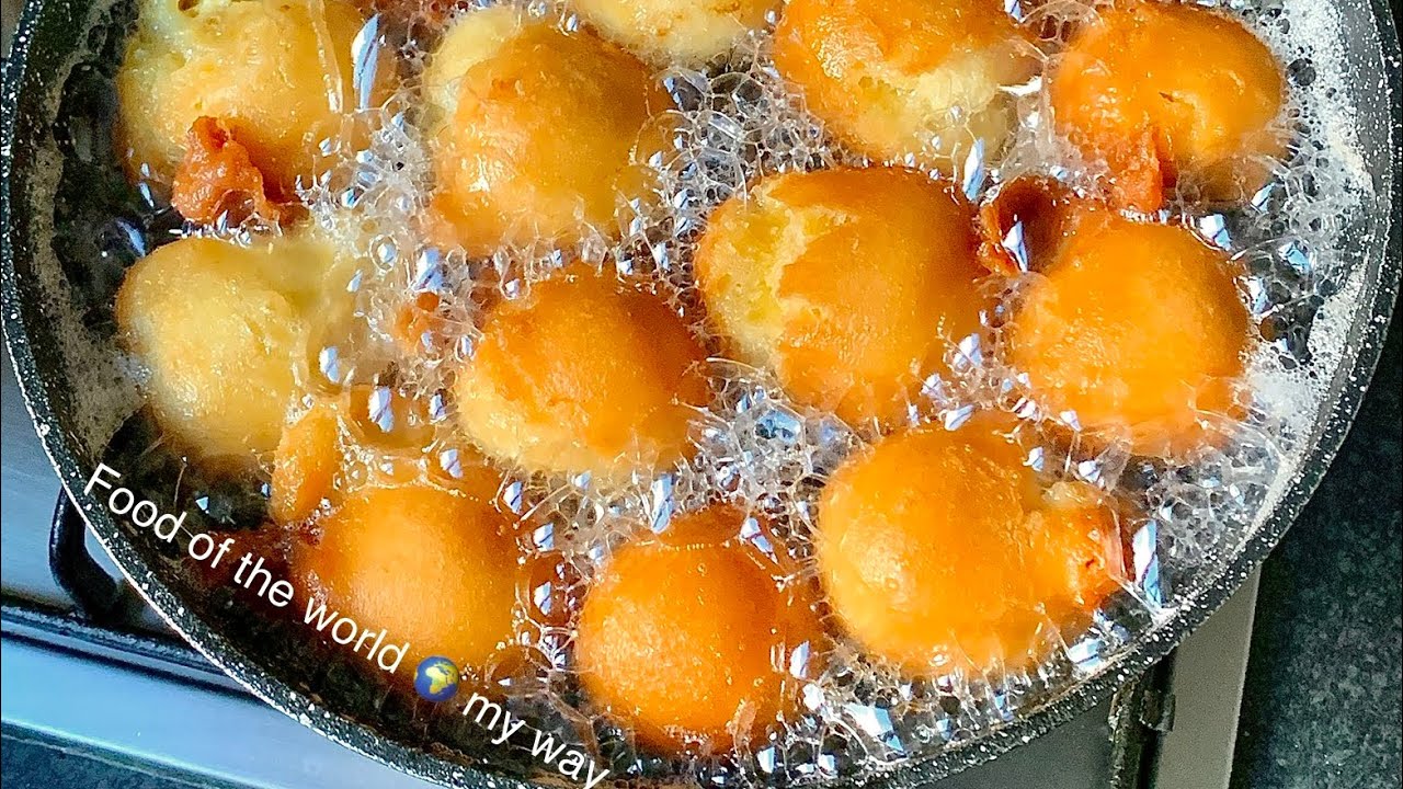 Beignets soufflés au jus d’orange/ how to make orange juice make me well/ drop doughnut