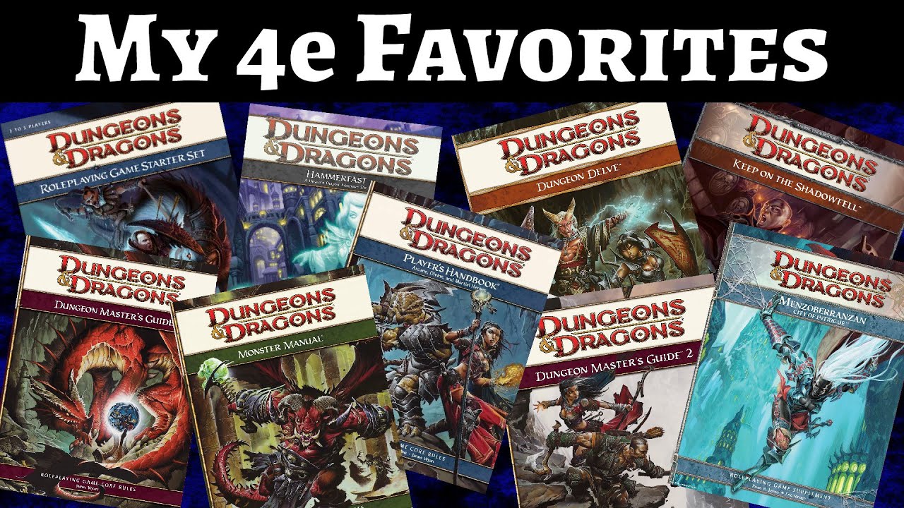 D&D 4e Live: Which D&D 4e Books Are Worth Owning? My Personal List
