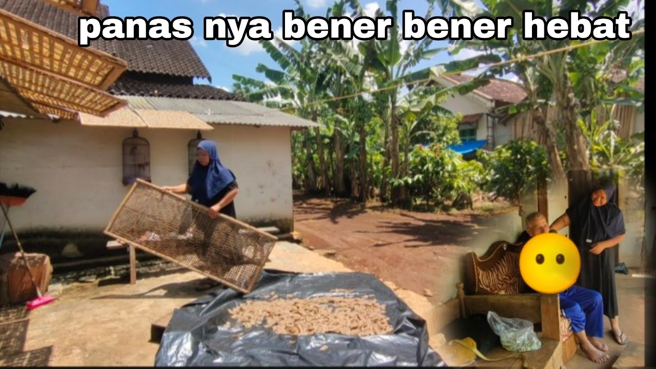 Panas nya luar biasa krupuk langsung kering 