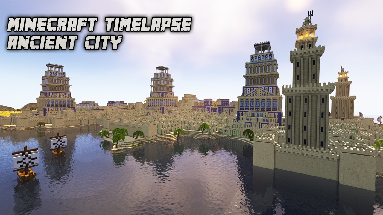 Ancient Desert City  Minecraft Timelapse
