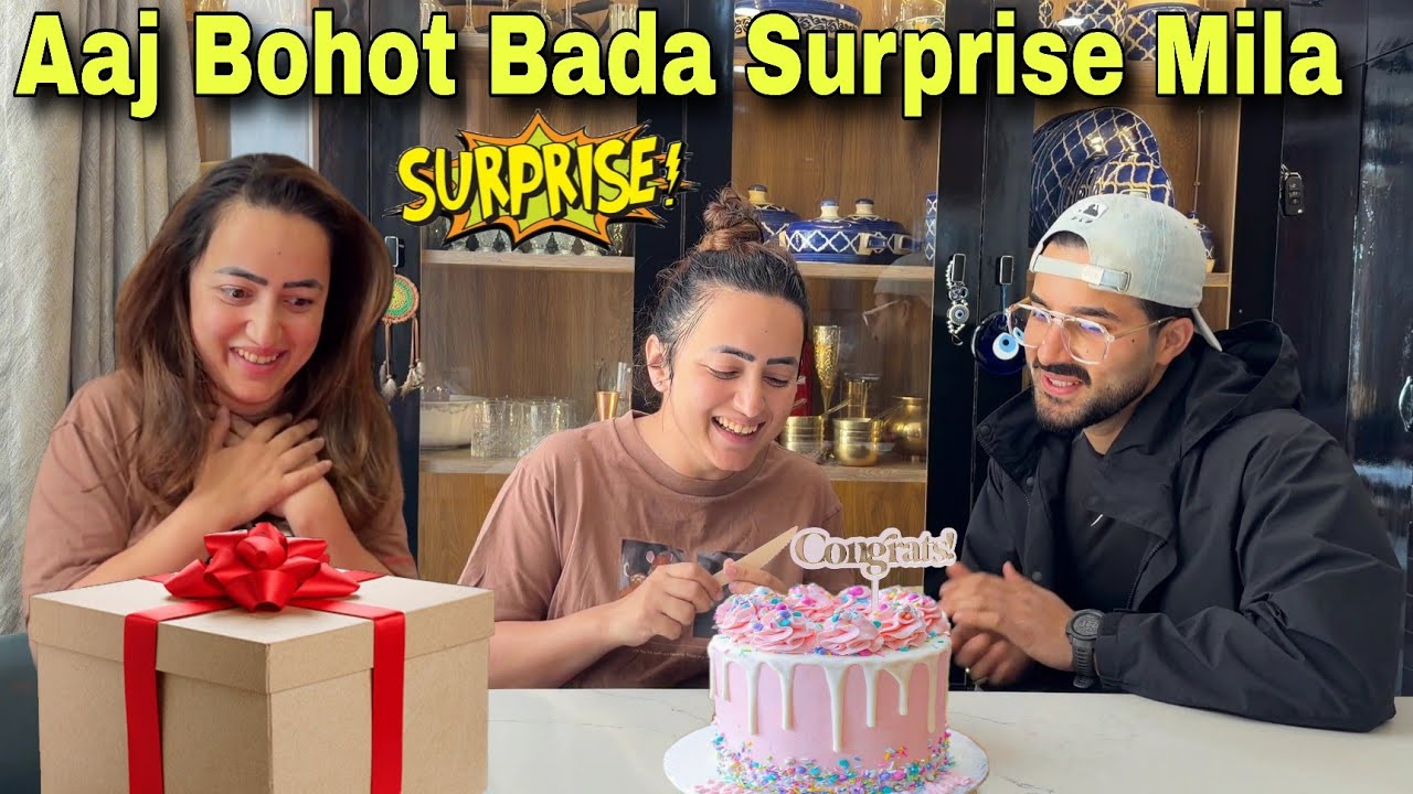 Aaj Humein Bohot Bada Surprise Mila || Aaj To Celebration Banti Hai || Jyotika and Rajat