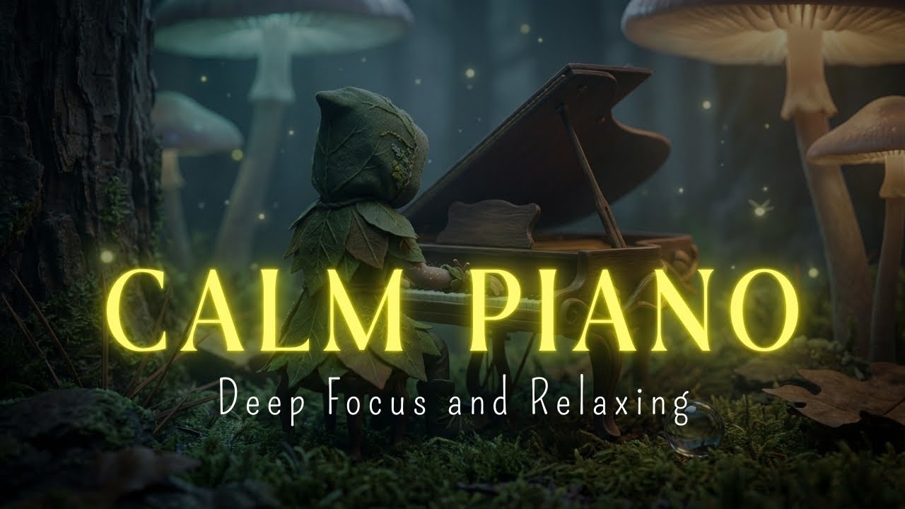 Relax music   Calm Piano & Green Forest Atmosphere  Gentle Focus Music