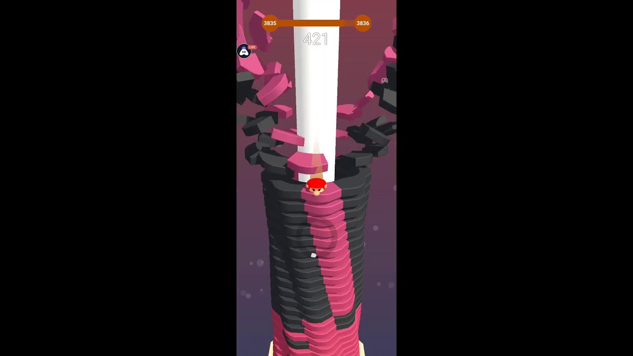 STACK BALL CRASH PLATFORM LIVE GAMEPLAY😘🫣🥰1200#shorts #trending #foryou #Live