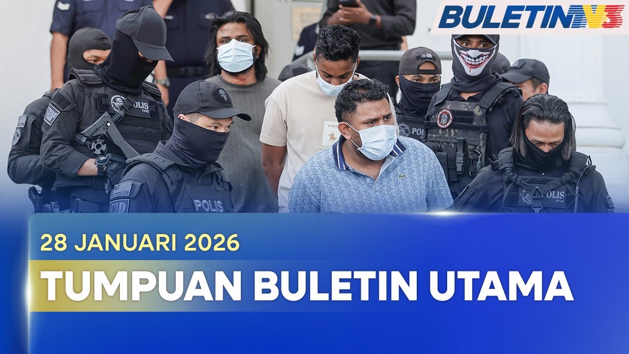 TUMPUAN BULETIN UTAMA | Tiga Lelaki Dituduh Jadi Ahli Kumpulan Jenayah Terancang