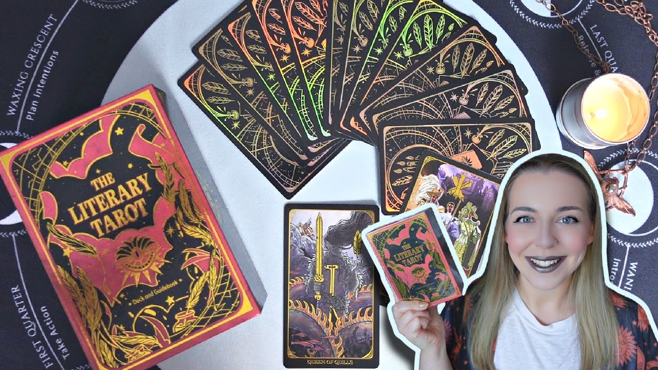 These 78 Classic Books Inspired a Tarot Deck ✨📚 | The Brink Literacy Project Literary Tarot Unboxing
