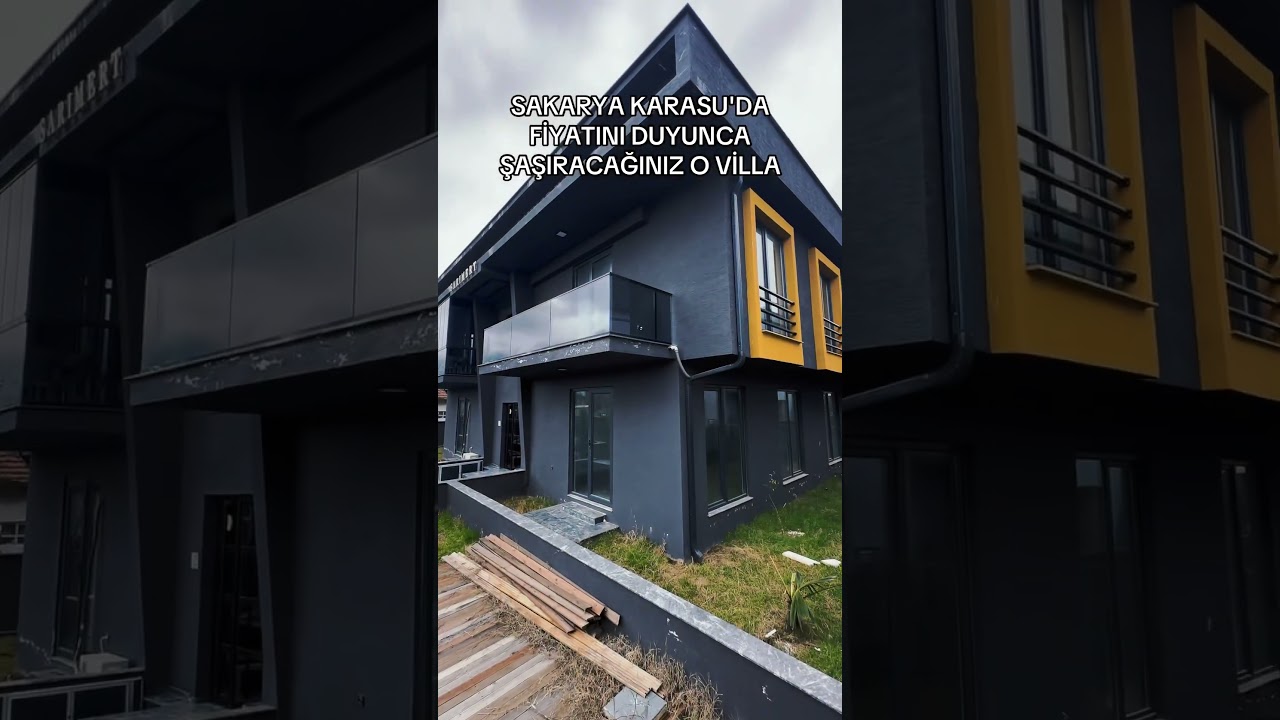SAKARYA KARASUDA SATILIK HAVUZLU VİLLA #karasu #villa #kocaali #gayrimenkul #havuzluvilla #emlak #fy