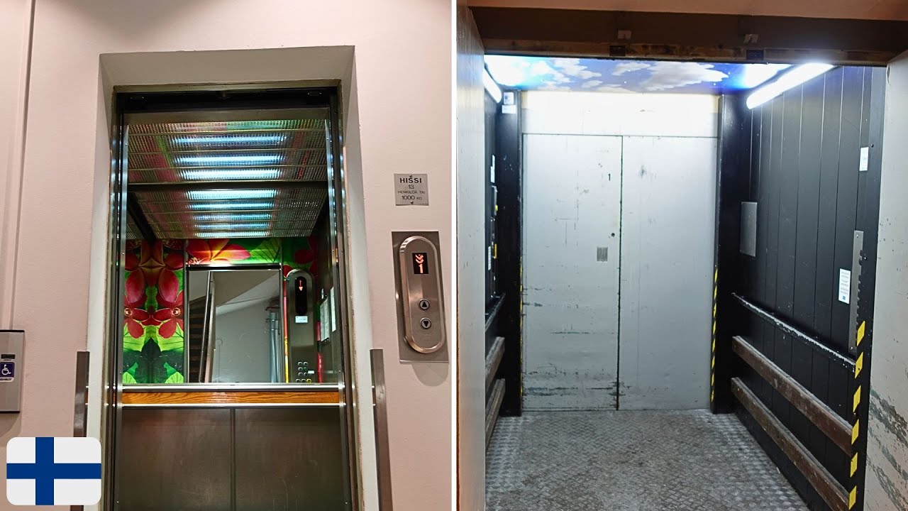 2x modernized 1981 KONE traction elevators at Kaivopiha SC, Helsinki FIN