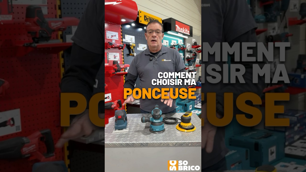Comment choisir la ponceuse parfaite pour mes travaux ? SOBRICO - Brico & Outillage 🛠️