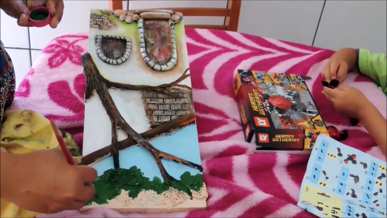 DIY - PINTURA 3D REAPROVEITAMENTO DE MADEIRA