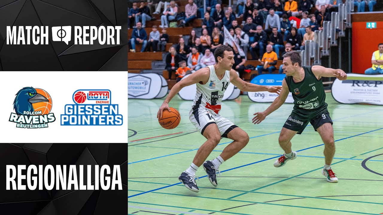 Basketball Regionalliga: TSG Solcom Ravens Reutlingen - ROTH Energie Giessen Pointers