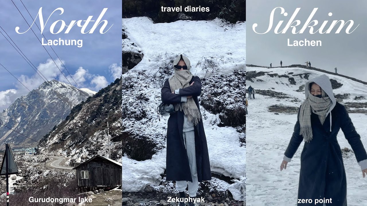 North Sikkim⋆˚࿔ Exploring Lachung & Lachen⋆˙⟡visiting zekuphyak, zero point, Gurudongmar lake & more