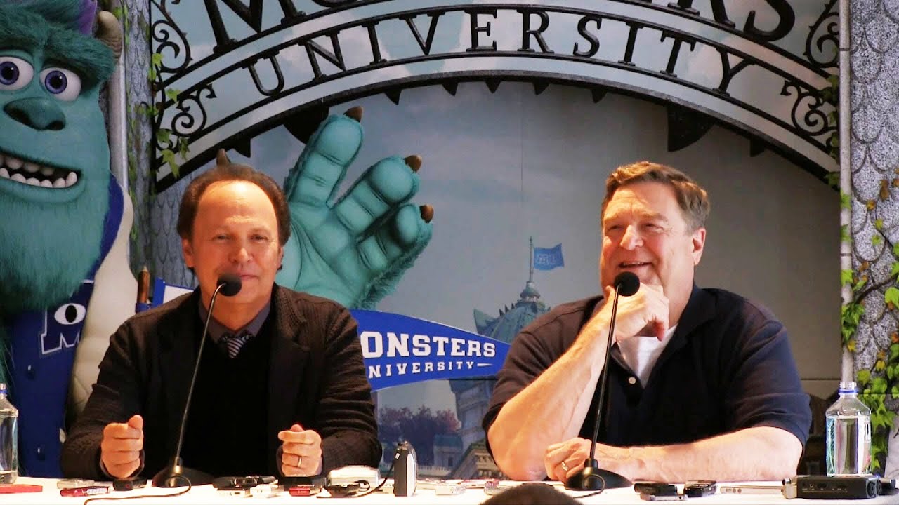 Monsters University Press Conference with Billy Crystal and John Goodman 5/18/2013 Disney-Pixar